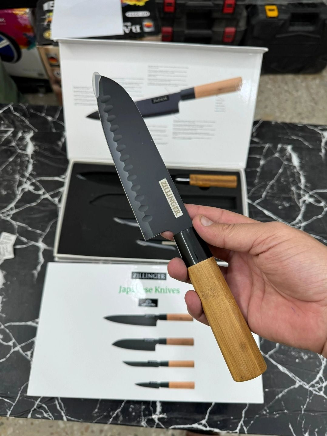 4Pcs Japanese Zillinger Knife Set