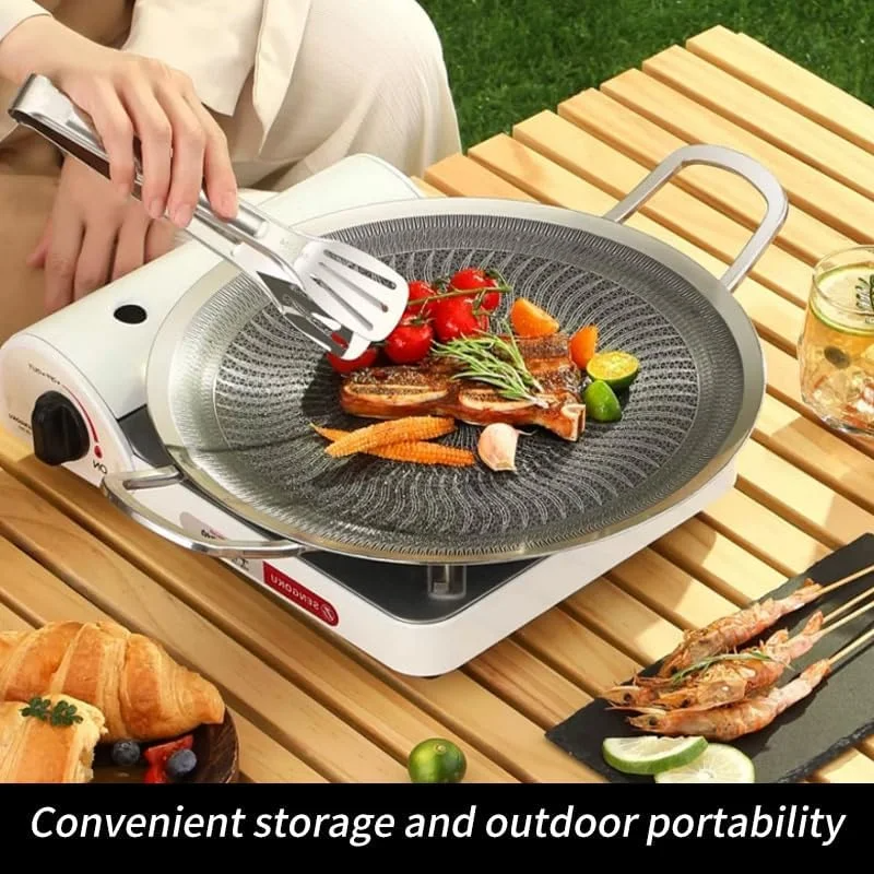 Best Quality Honey Comb Laser Tawa Stainless steel Tawa – Griddle Pan – 34CM-13.5 Inch