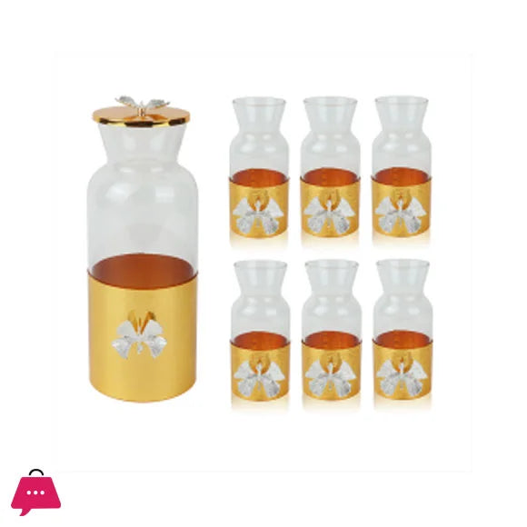 Juice Jug Set with 6 Glasses