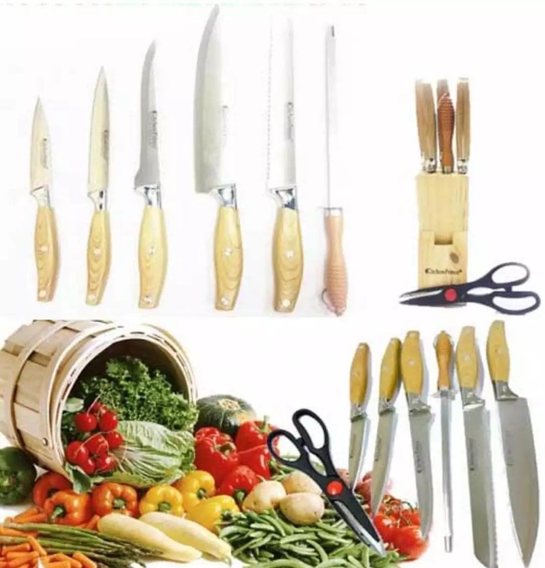 High Class Stainless Steel 8pcs Knives set Messer set