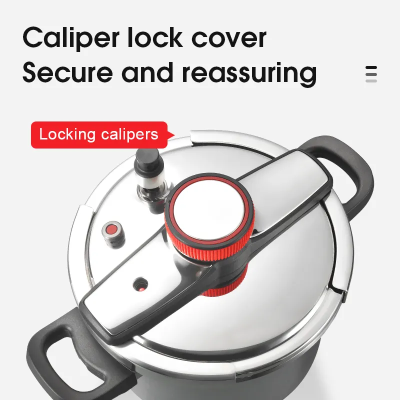 Stainless Steel Pressure Cooker 7 L Made from 304 Stainless steel heavy guage Japan sheet